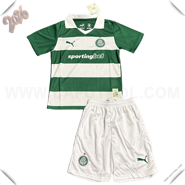 Camiseta Futbol Palmeiras Ninos Edicion Especial 2026/2027 Verde/Blanco