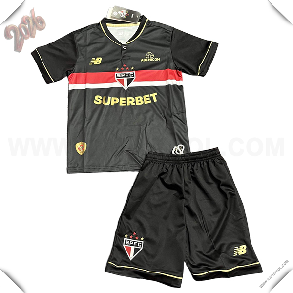 Tercero Camiseta Futbol Sao Paulo FC Ninos 2025/2026