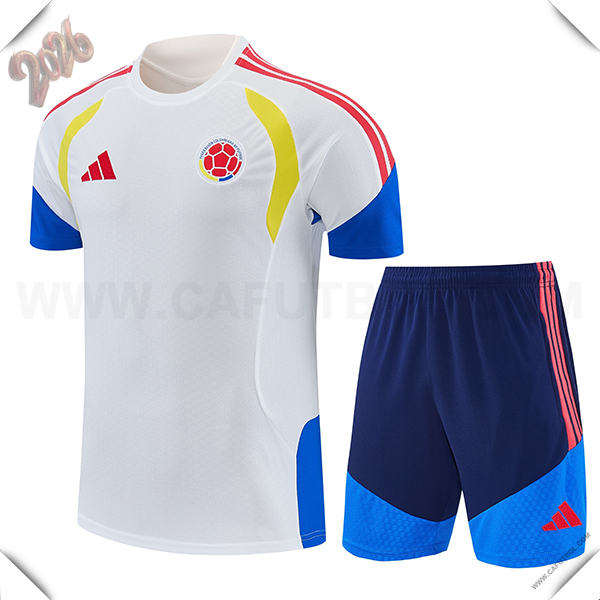 Training T-Shirt Colombia Blanco/Rojo/Azul 2026/2027