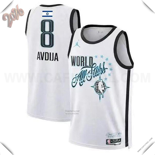 Camisetas NBA American All-Star (AVDIJA #8) 2026/27 Blanco/Negro