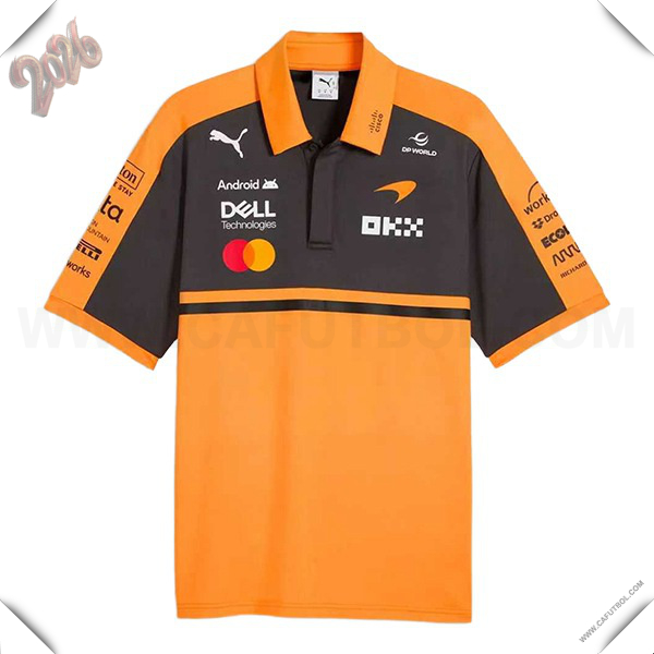 Polo F1 McLaren Team Naranja/Negro 2026