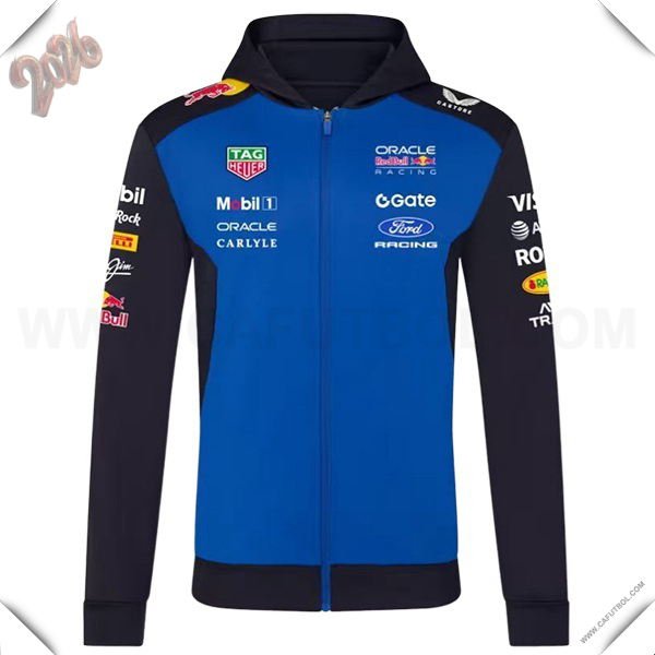 Chaquetas Capuche F1 RedBull Racing Team Azul/Negro 2025