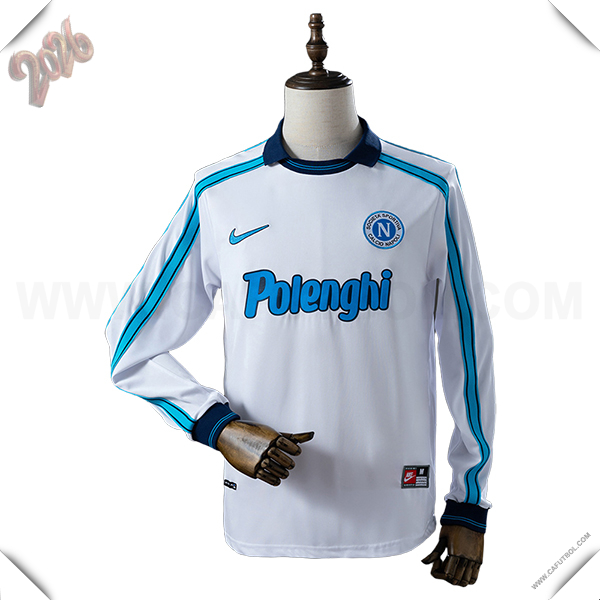 Segunda Camiseta de SSC Napoles Retro Mangas Largas 1998/1999