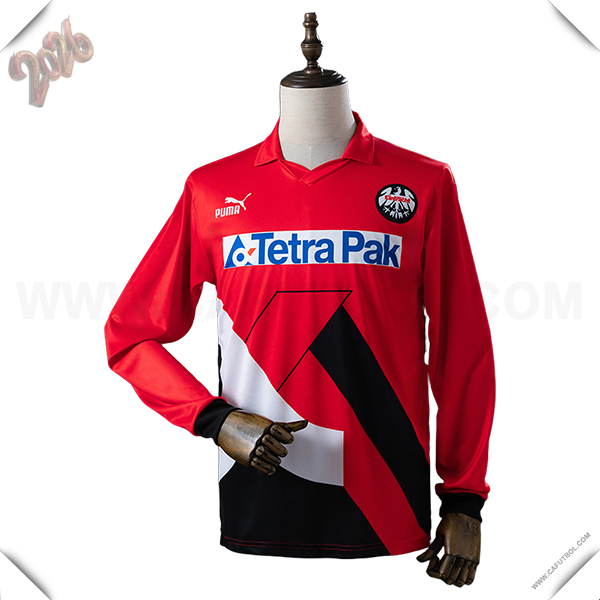 Primera Camiseta de Eintracht Frankfurt Retro Mangas Largas 1993/1995