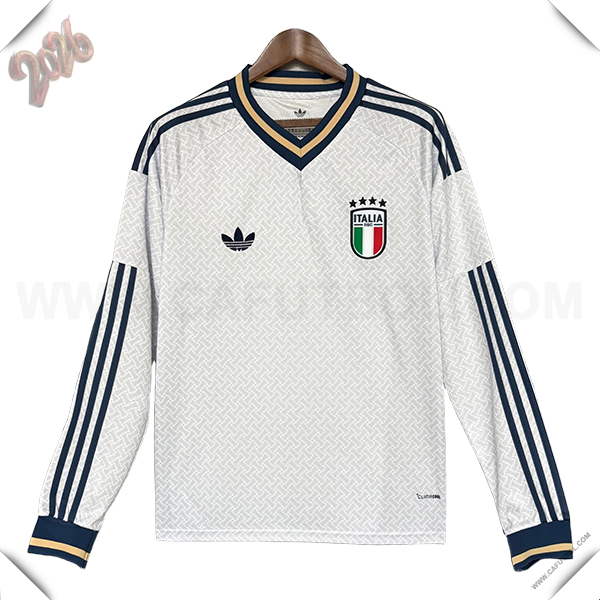 Segunda Camiseta Equipo de Italia Mangas Largas 2026/2027