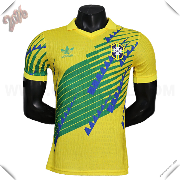 Camiseta Equipo de Brasil Edicion Especial 2026/2027 AMARILLO/Verde