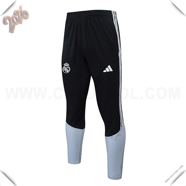 Pantalones Entrenamiento Real Madrid Negro/Gris 2026/2027