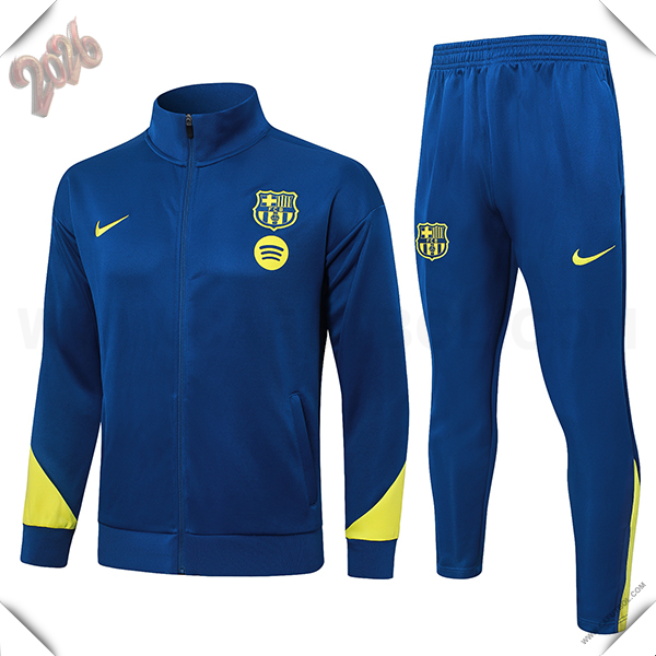 Chandal de Futbol Chaquetas FC Barcelona Azul/Amarillo 2026/2027