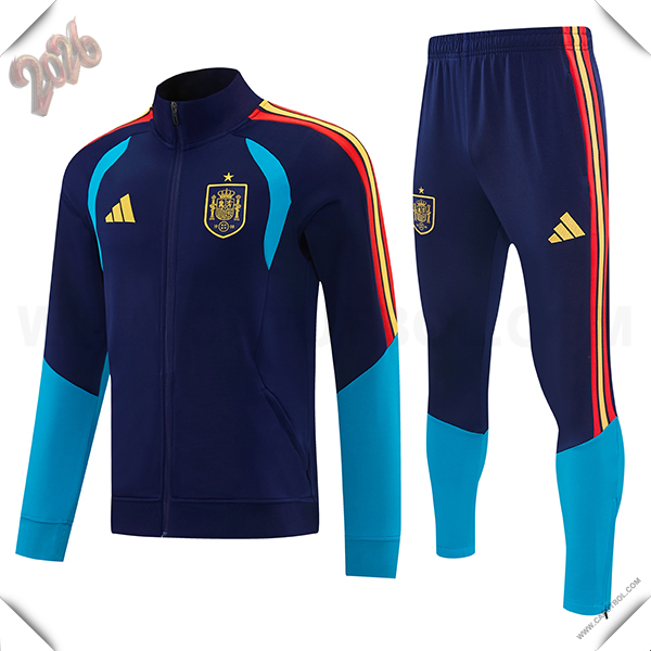 Chandal de Futbol Chaquetas España azul real 2026/2027