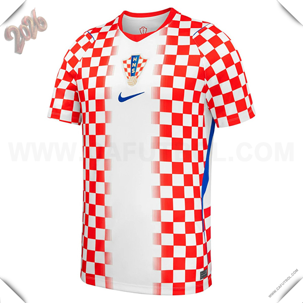 Nuevo Camiseta Equipo de Croacia Primera Copa Mundial 2026