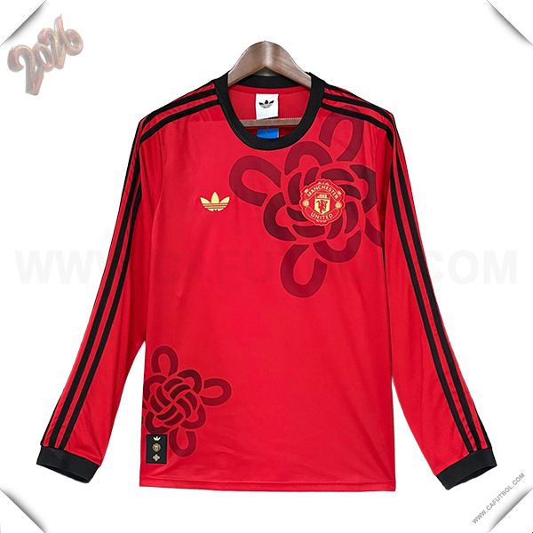 Camiseta de Manchester United Mangas Largas Edicion Especial 2026/2027 Rojo