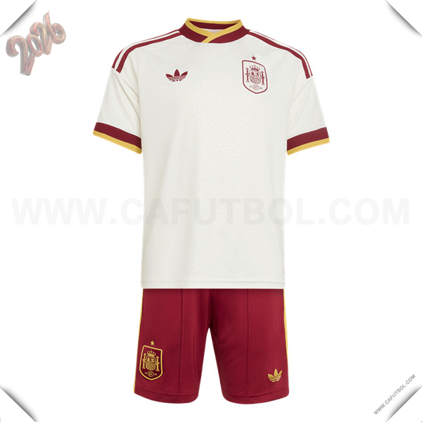 Segunda Camiseta Equipo de Espana Ninos 2026/2027