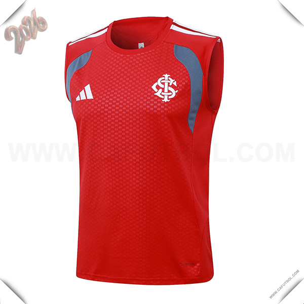 Chalecos De Futbol Internacional Rojo/Gris 2026/2027