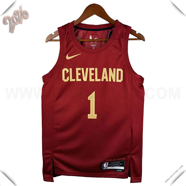Camisetas NBA Cleveland Cavaliers (HARDEN #1) 2026/27 Rojo/Amarillo
