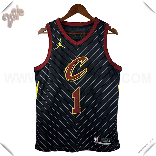 Camisetas NBA Cleveland Cavaliers (HARDEN #1) 2026/27 Negro/Rojo/Amarillo