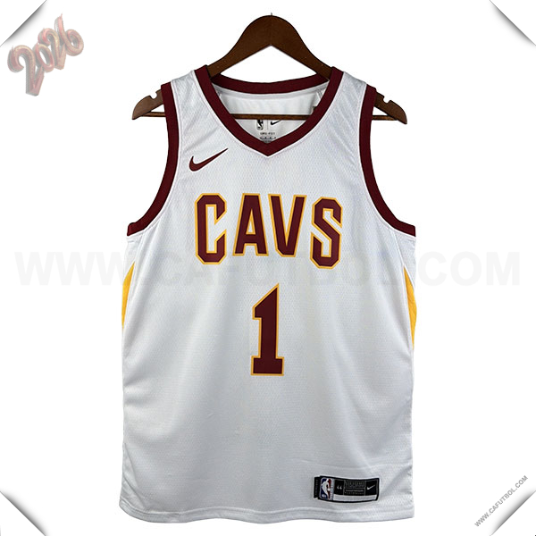 Camisetas NBA Cleveland Cavaliers (HARDEN #1) 2026/27 Blanco/Rojo