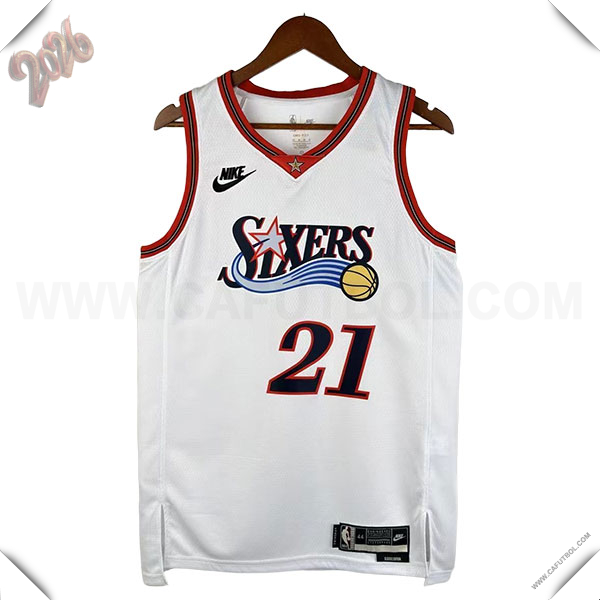 Camisetas NBA Philadelphia 76ers (EMBIID #21) 2026/27 Blanco