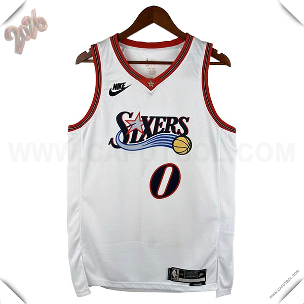 Camisetas NBA Philadelphia 76ers (MAXEY #0) 2026/27 Blanco
