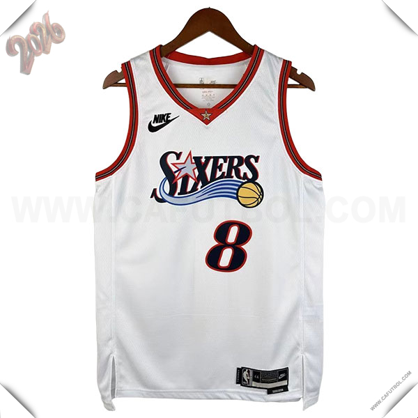 Camisetas NBA Philadelphia 76ers (GEORGE #8) 2026/27 Blanco