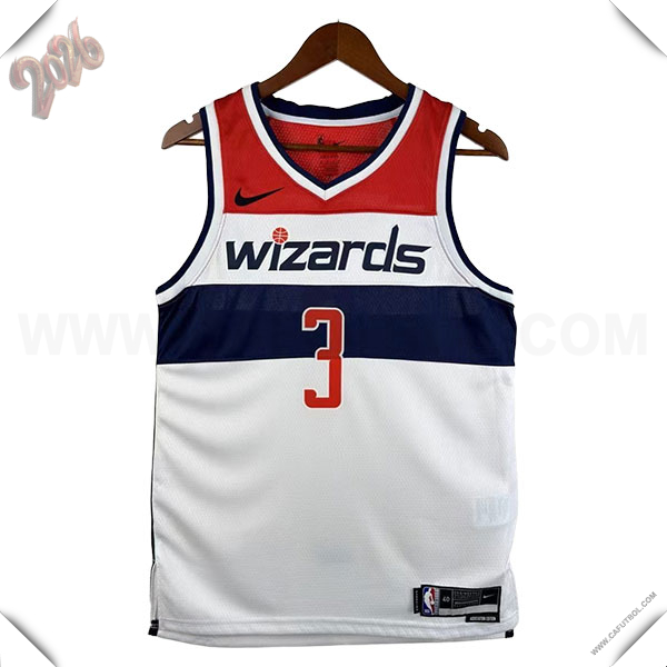 Camisetas NBA Washington Wizards (YONG #3) 2026/27 Blanco/Rojo/Azul