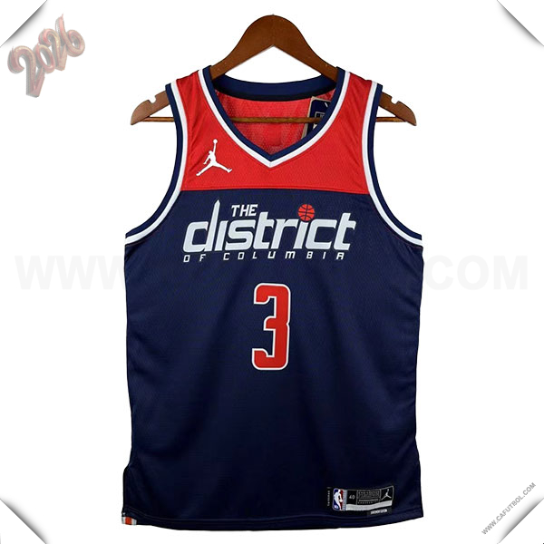Camisetas NBA Washington Wizards (YONG #3) 2026/27 Rojo/Azul -02