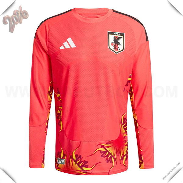 Camiseta Equipo de Portero Japon Mangas Largas 2026/2027 Rojo
