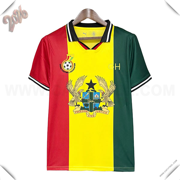 Camiseta Equipo de Ghana Edicion Especial 2026/2027 AMARILLO/Verde/Rojo