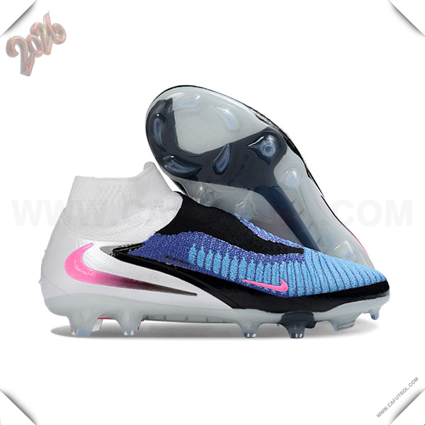 Nike Botas De Fútbol Phantom GX III Elite FG Azul/Blanco -02