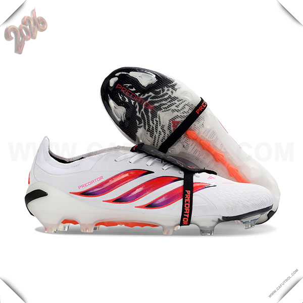 Adidas Botas De Fútbol 26 Predator Elite Tongue FG Blanco -02