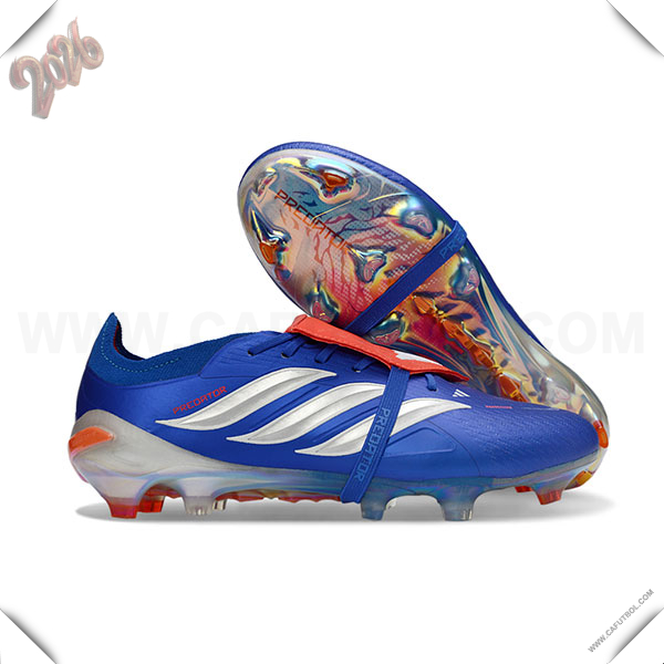 Adidas Botas De Fútbol 26 Predator Elite Tongue FG Azul/Gris