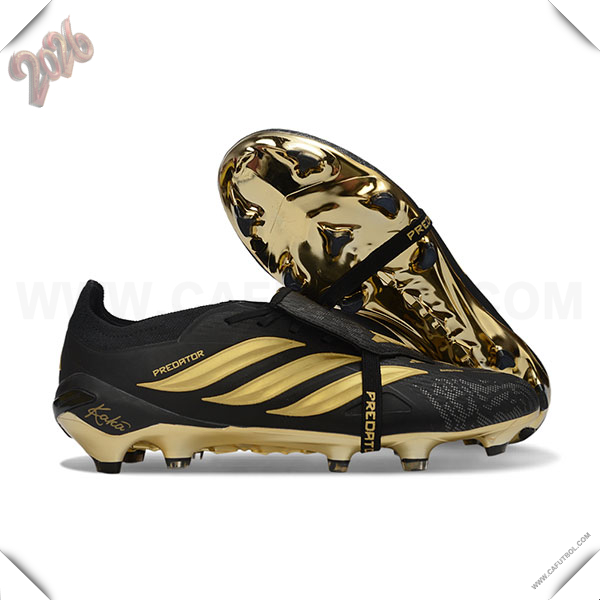 Adidas Botas De Fútbol 26 Predator Elite Tongue FG Negro/Amarillo