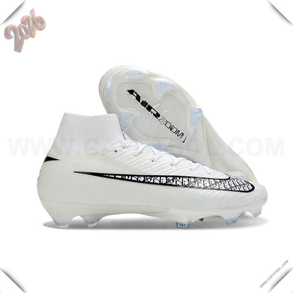 Nike Botas De Fútbol Air Zoom Mercurial Superfly IIX Elite FG Blanco/Negro