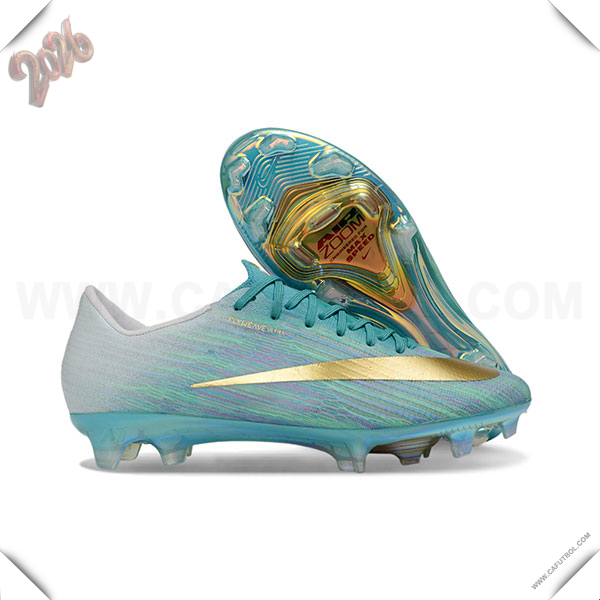 Nike Botas De Fútbol AIR Zoom Mercurial Vapor 17 Elite XXVI FG Azul/Amarillo