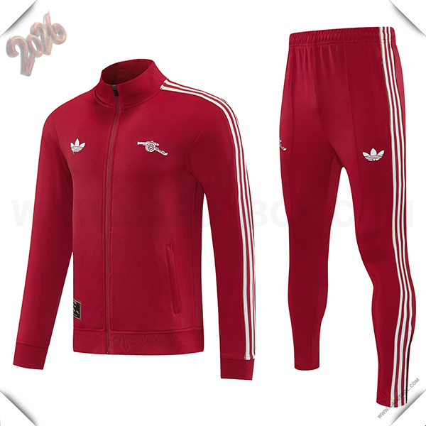 Chandal de Futbol Chaquetas Arsenal Rojo/Blanco 2026/2027