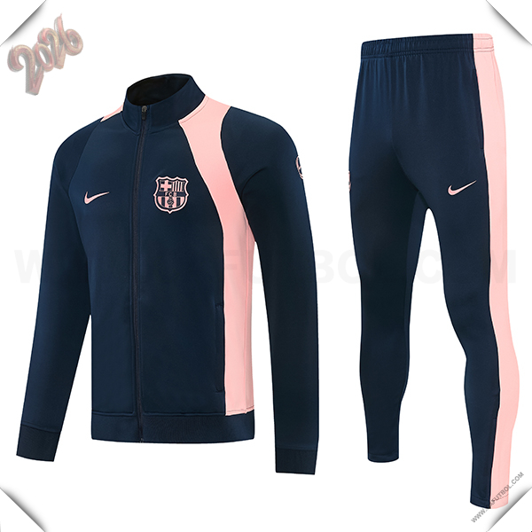 Chandal de Futbol Chaquetas FC Barcelona Azul/Rosa 2026/2027