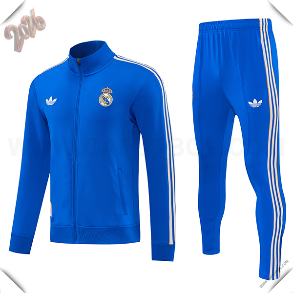 Chandal de Futbol Chaquetas Real Madrid Azul 2026/2027