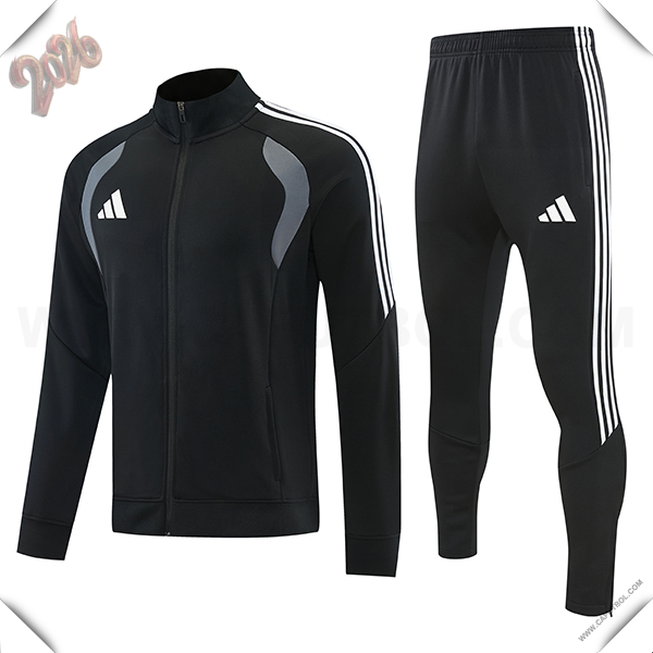 Chandal de Futbol Chaquetas Adidas Negro 2026/2027