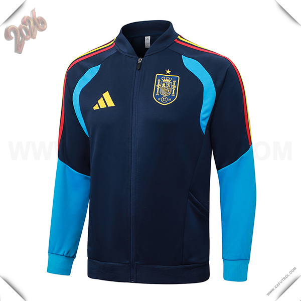 Chaquetas Futbol España azul real 2026/2027