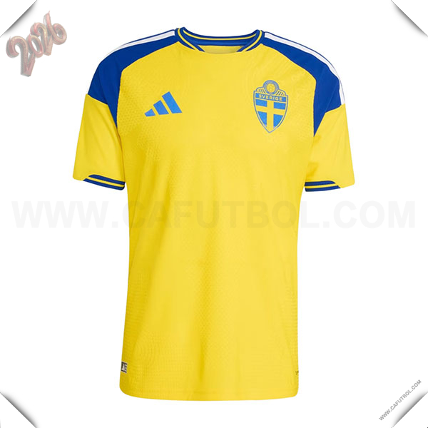Nuevo Camiseta Equipo de Suecia Primera Copa Mundial 2026