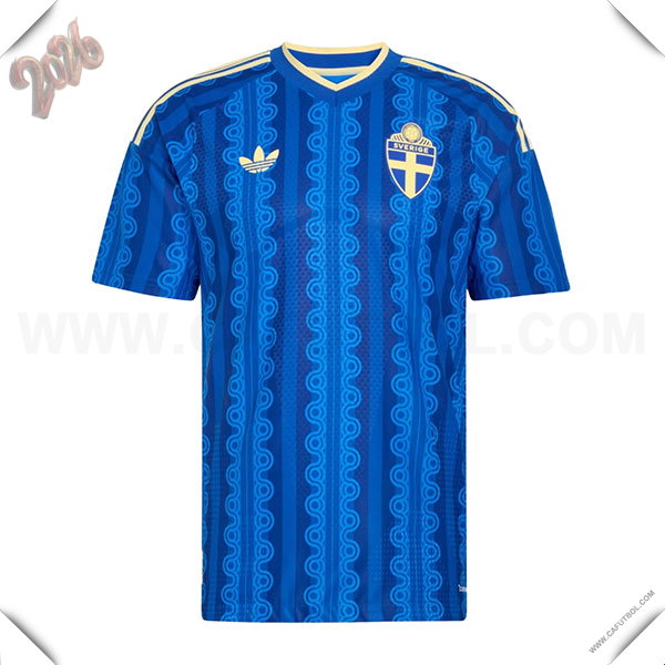 Nuevo Camiseta Equipo de Suecia Segunda Copa Mundial 2026