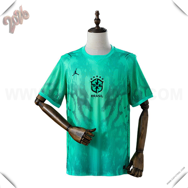Camiseta Equipo de Portero Brasil Copa Mundial 2026 Verde