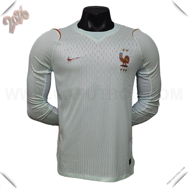 Segunda Camiseta Equipo de Francia Mangas Largas Copa Mundial 2026
