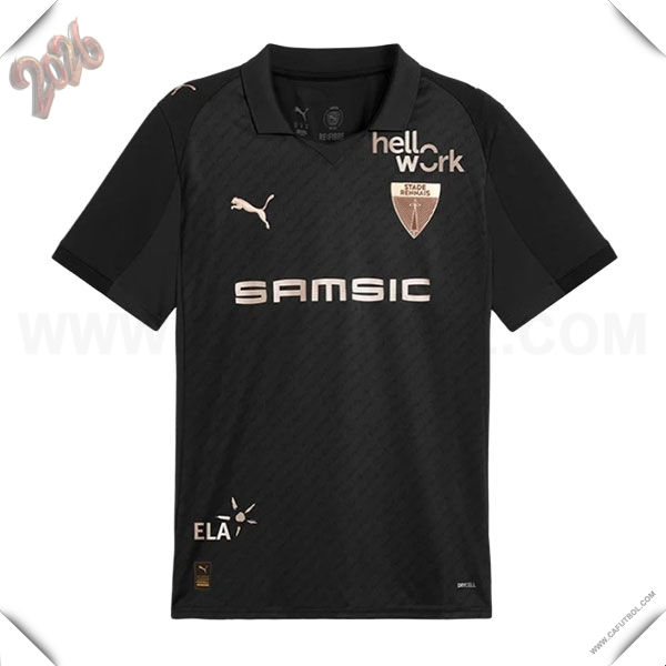 Camiseta de Stade Rennais Edicion del 125.º aniversario 2025/2026 Negro