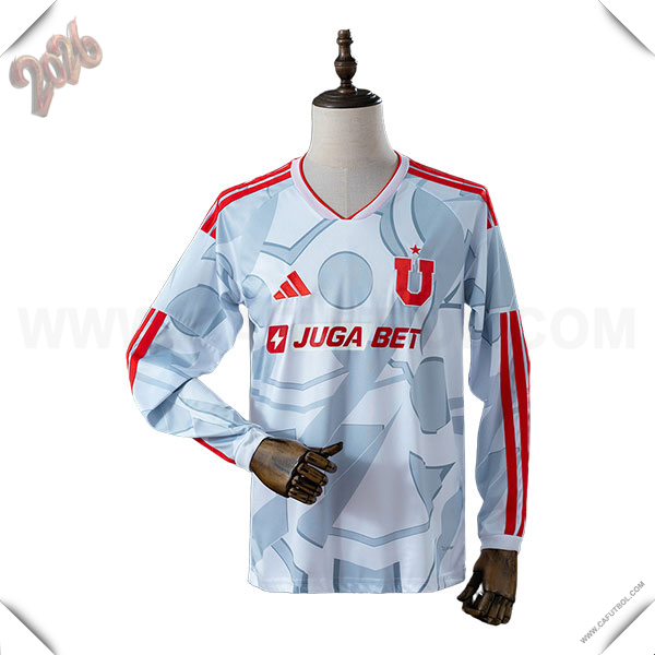 Camiseta de Universidad de Chile Mangas Largas Edicion Especial 2026/2027 Blanco