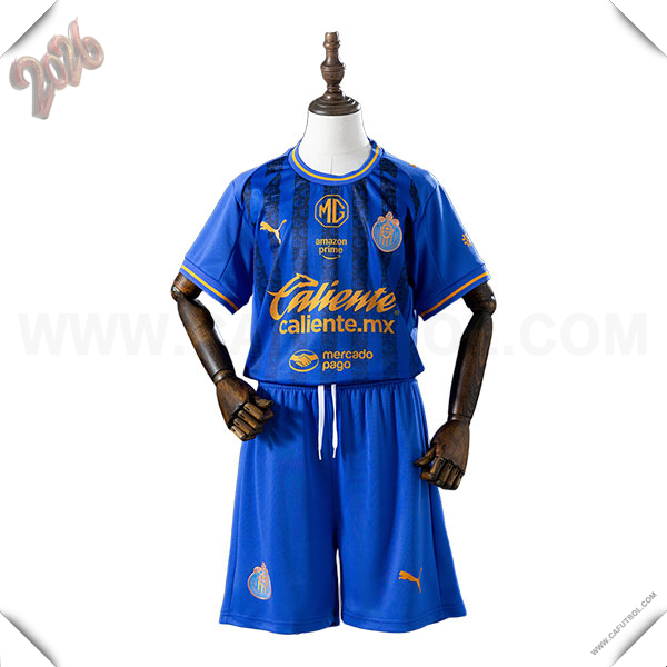 Tercero Camiseta Futbol Chivas Ninos 2025/2026