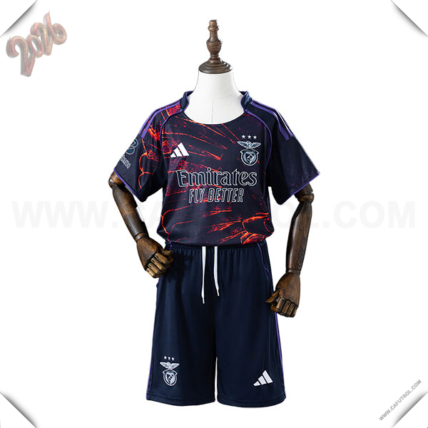 Camiseta Futbol Benfica Ninos Cuatro 2025/2026