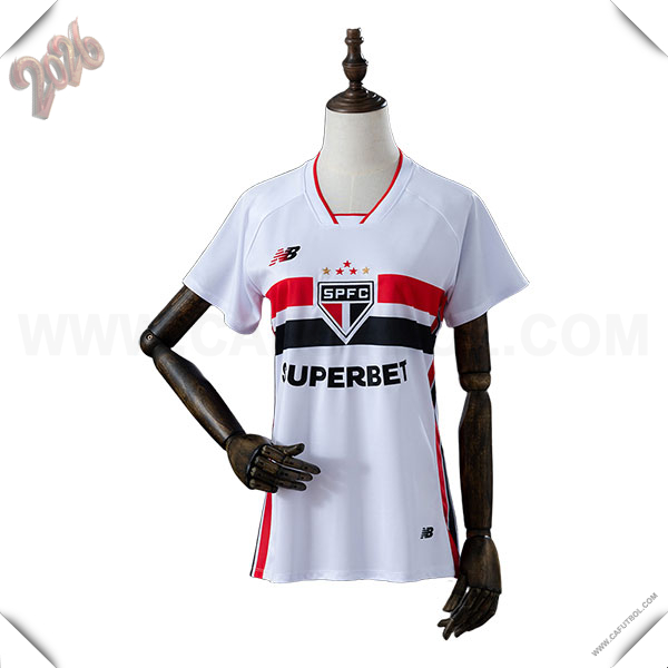 Primera Camiseta Futbol Sao Paulo FC Mujer 2026/2027