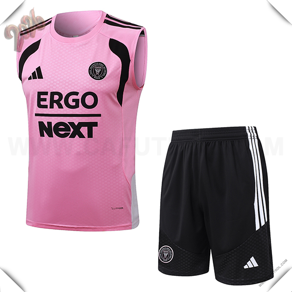 Camiseta Entrenamiento sin mangas Inter Miami CF Rosa/Negro 2026/2027