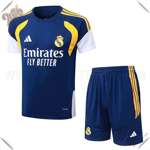 Training T-Shirt Real Madrid Azul/Amarillo/Azul 2026/2027