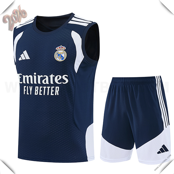 Camiseta Entrenamiento sin mangas Real Madrid Azul/Blanco 2026/2027